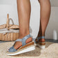 ⏳Begrenzte Zeit 50% Rabatt💥Bequeme orthopädische Keilsandalen