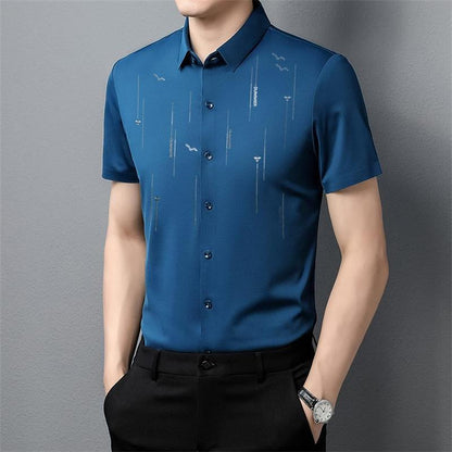 2023 Sommer Anti-rynke Ice Silk Shirt