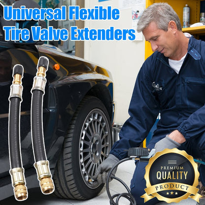 ⏳Begrenzte Zeit 50% Rabatt💥🔥 Universelle flexible Reifenventilverlängerungen für Auto, Motorrad, Wohnmobil, Lkw, Fahrrad, Motorroller