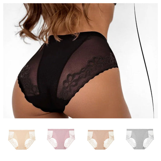 ⏳Begrenzte Zeit 50% Rabatt💥👙Sexy Damenunterwäsche🤩Blumenspitze-Netzstoff🏝️Leicht und atmungsaktiv👙