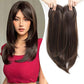 Top per Layered Hairpieces med pandehår til kvinder med tyndt hår