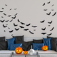 3D Halloween LED-natlampe med flagermus til festlige lejligheder, udstillingsvinduer og garagedekoration.