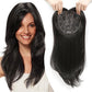 Top per Layered Hairpieces med pandehår til kvinder med tyndt hår