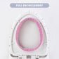 Cute Knitted Toilet Seat with Handle