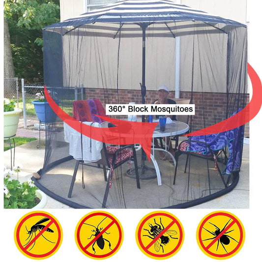 ⏳Begrenzte Zeit 50% Rabatt💥Moskitonetz für Terrassenschirme
