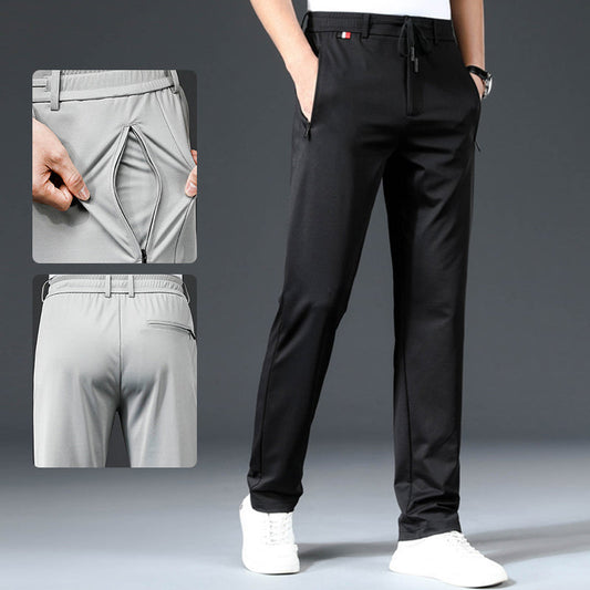 Sommer Ice Silk Sports Casual Pants til mænd