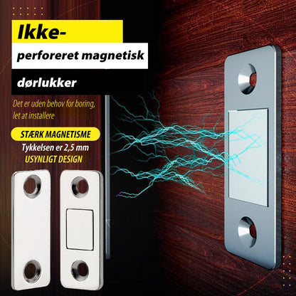 Ikke-perforeret magnetisk dørlukker