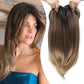 Top per Layered Hairpieces med pandehår til kvinder med tyndt hår