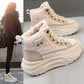 [Bestes Geschenk für sie] Modische und bequeme mittelhohe, rutschfeste und warme Schneestiefel