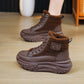 [Bestes Geschenk für sie] Modische und bequeme mittelhohe, rutschfeste und warme Schneestiefel