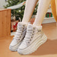 [Bestes Geschenk für sie] Modische und bequeme mittelhohe, rutschfeste und warme Schneestiefel