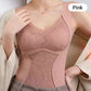 Elegante warme nahtlose Unterwäsche mit integriertem BH
