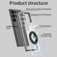 Transluzente Samsung Handyhülle mit magnetischem Ständer