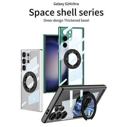 Transluzente Samsung Handyhülle mit magnetischem Ständer
