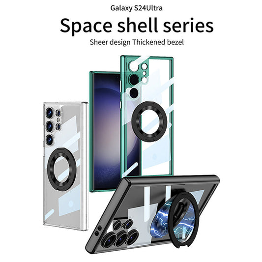 Transluzente Samsung Handyhülle mit magnetischem Ständer