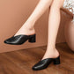 Sommer Damen Offene Zehe Hochhackige Slip-on Skandale
