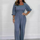 Damen-Sommeroverall mit elastischer Taille 🥰Muttertagsaktion – 49 % Rabatt