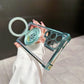 Gyroskop Transparente Handyhülle mit magnetischer Halterung für Samsung S22/S23/S24