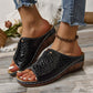 💕"Bequem und elegant unterwegs! Damenschuhe mit Keilabsatz, lassen Sie jeden Schritt schön erscheinen."