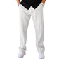 Herrenhose mit geradem Bein und Kordelzug am Bund