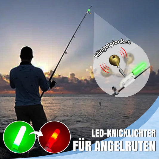 ⏳Begrenzte Zeit 50% Rabatt💥🎣LED-Knicklichter für Angelruten mit Alarmglocke🔥