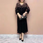 💥Zeitlich begrenzt 50% RABATT💕Edles elegantes Damenkleid mit Glitzerausschnitt