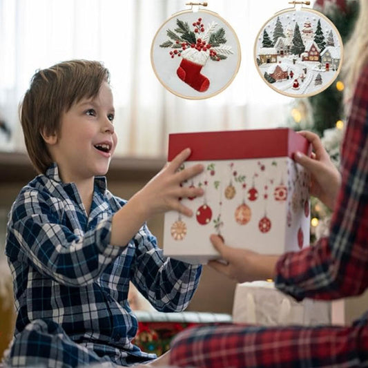 Julebroderi Kit🎄håndlavede juledekorationer🎅