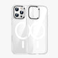 Transparente Handyhülle zum drahtlosen Aufladen mit stoßfestem Schutz für iPhone 13-16 Serie