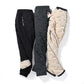 Unisex joggingsbukser med faux uldforing