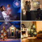 Glædelig jul！🎅Hængende stjernelys eventyrlys til jul