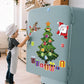 Glædelig jul! 🎅Jul 3d Tecknad Magnetisk Klistermärke