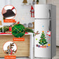Glædelig jul! 🎅Jul 3d Tecknad Magnetisk Klistermärke
