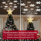 Juletræ Stjerne- & Snefnug Projektion Lys🎄