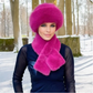 Mongolian Hat-Winter Thick Plush Scarf Hat Warm Set