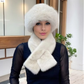 Mongolian Hat-Winter Thick Plush Scarf Hat Warm Set