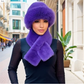 Mongolian Hat-Winter Thick Plush Scarf Hat Warm Set