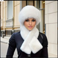 Mongolian Hat-Winter Thick Plush Scarf Hat Warm Set