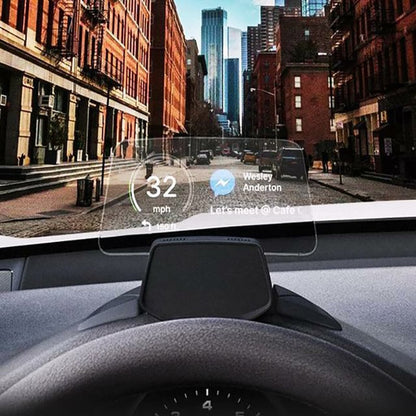 Head-up-display + trådløs oplader