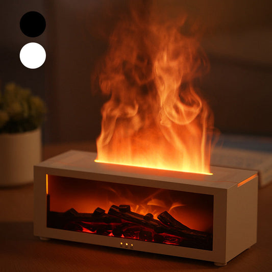 Pejs flamme diffuser luftfugter med fjernbetjening