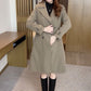 Elegant Dametrenchcoat med pludselineret