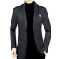 Casual slim fit habitjakke til mænd