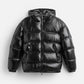 Herre letvægts hætte quiltet puffer jakke