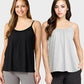 🏆LETZTER TAG SALE 49% RABATT - Locker sitzendes Tanktop mit integriertem BH