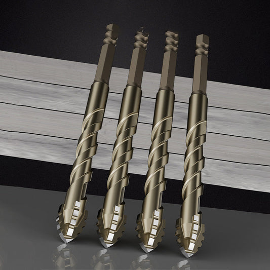 ⏳Begrenzte Zeit 50% Rabatt💥 4-schneidiger Sägezahn-Exzenterbohrer, 4-teiliges Set