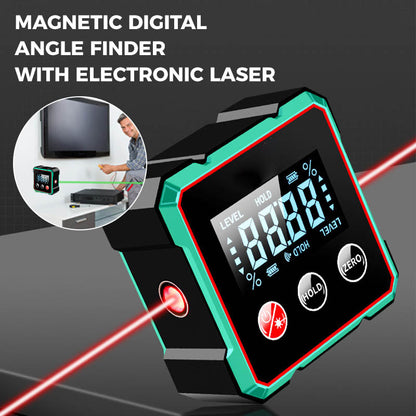 Magnetisk Digital Vinkelsøger med Elektronisk Laser