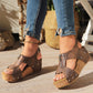 ⏳Begrenzte Zeit 50% Rabatt💥Neue korrigierende Keil-Sandalen mit offener Spitze für Frauen🌸🌸