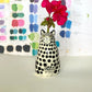 💝Varmt salg 50% rabat💝Vase | Kunsthåndværk af harpiks, prikket kattevase🐱💐