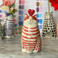 💝Varmt salg 50% rabat💝Vase | Kunsthåndværk af harpiks, prikket kattevase🐱💐