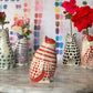 💝Varmt salg 50% rabat💝Vase | Kunsthåndværk af harpiks, prikket kattevase🐱💐