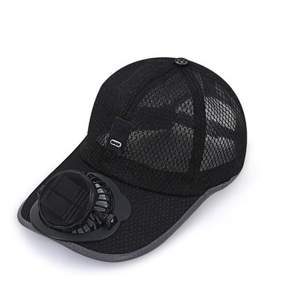 🏆🌞Sommervarmetilskud i begrænset tid UDSALG🎉🍃Åndbar baseballkasket med solventilator